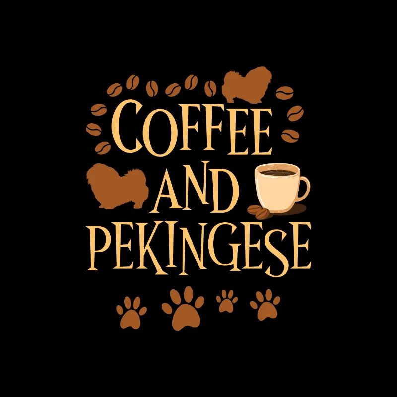Kaffee und Pekingese