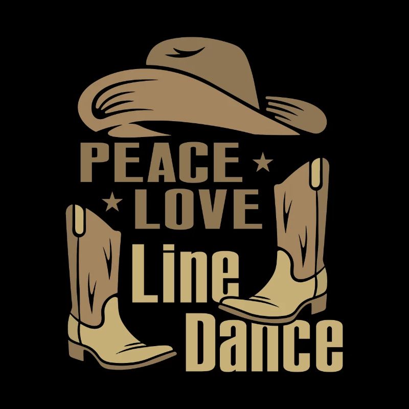 Line Dancing Cowboy Texas Line Dance Cadeau