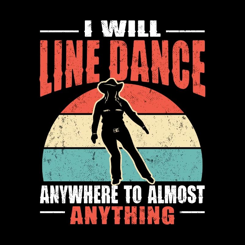 Line Dancing Cowboy Texas Line Dance Geschenk