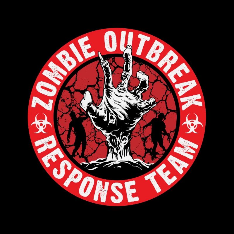 Zombie erupted Halloween Team