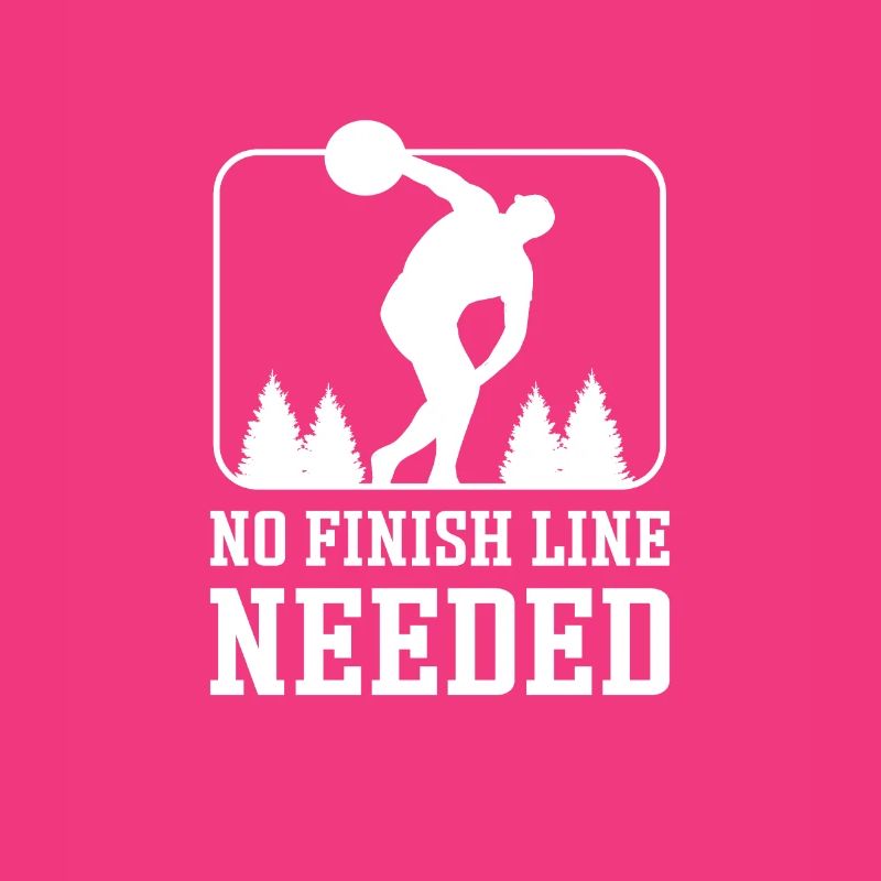 No finish line required. discus thrower.