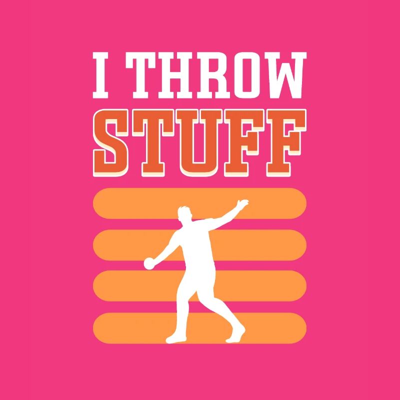 Ich Werfe Sachen. Diskus-werfer. Diskuswerfen