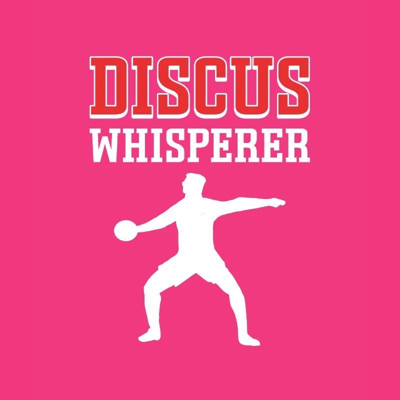 Diskusflüsterer. Diskus-werfer. Diskuswerfen