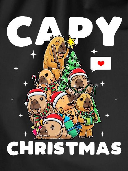 Capybara Christmas Funny