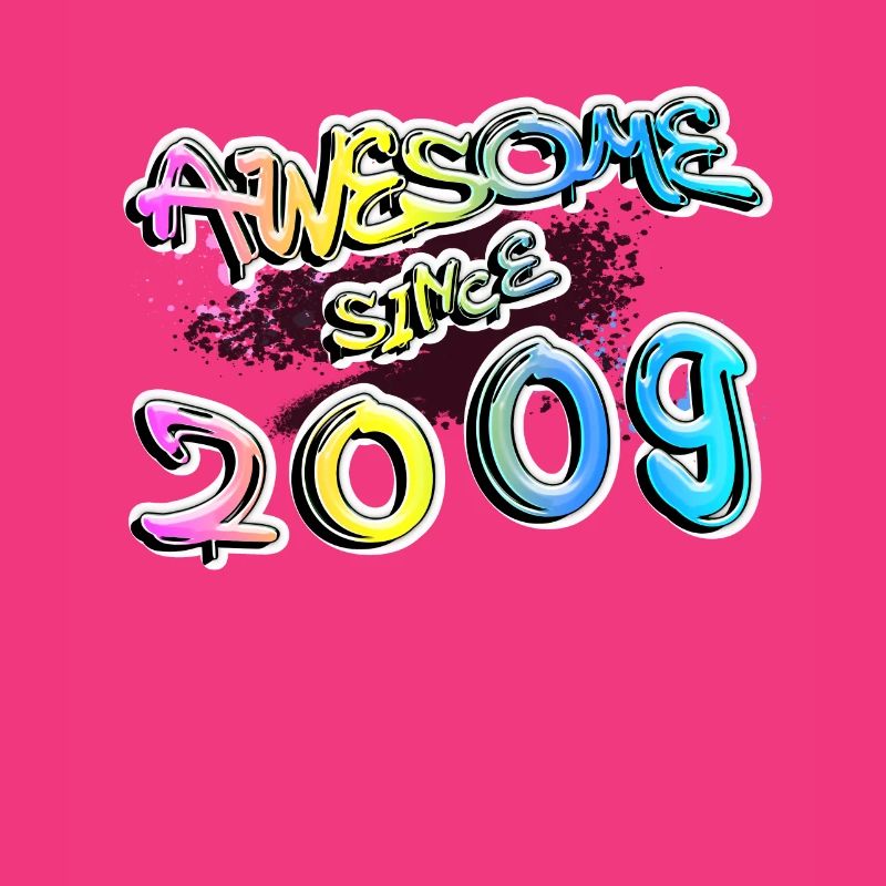 Awesome since 2009 Graffiti Motiv