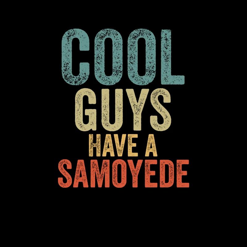 Les gars cool ont un samoyede