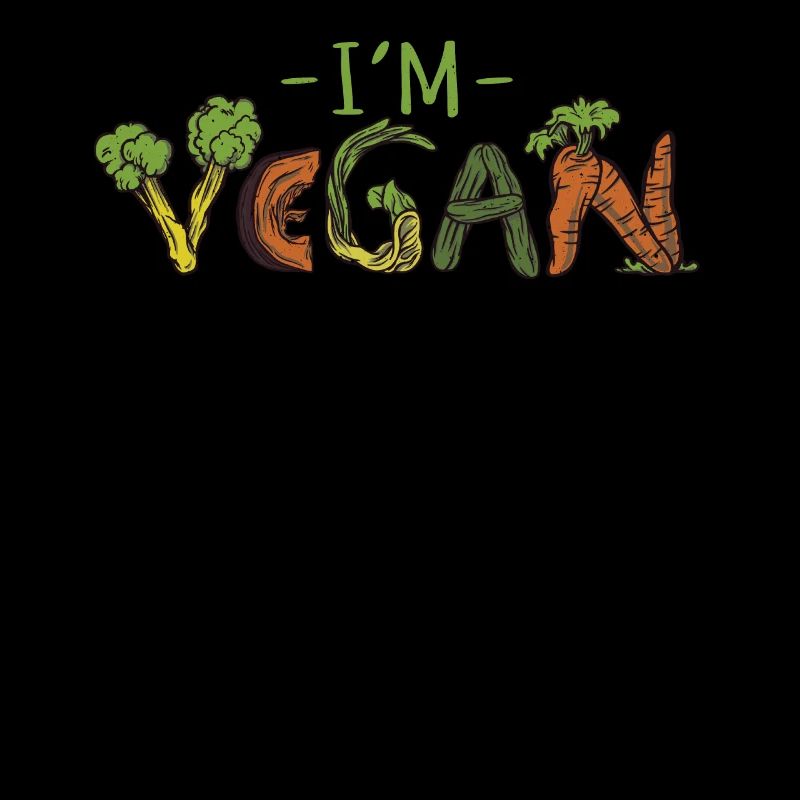 Word Vegetable Powered Vegetarian I Vegan