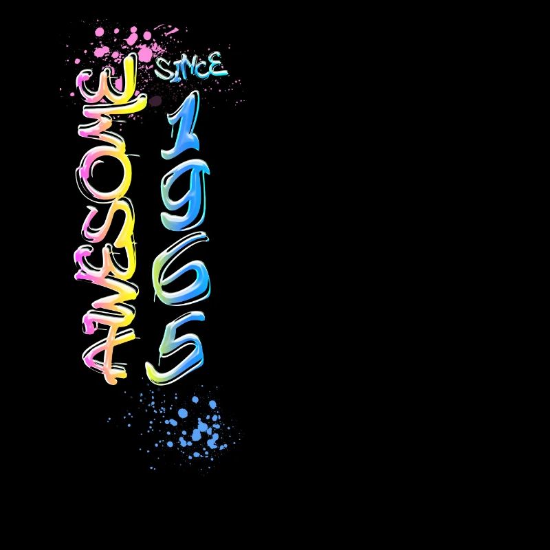 Awesome since 1965 Graffiti Motiv