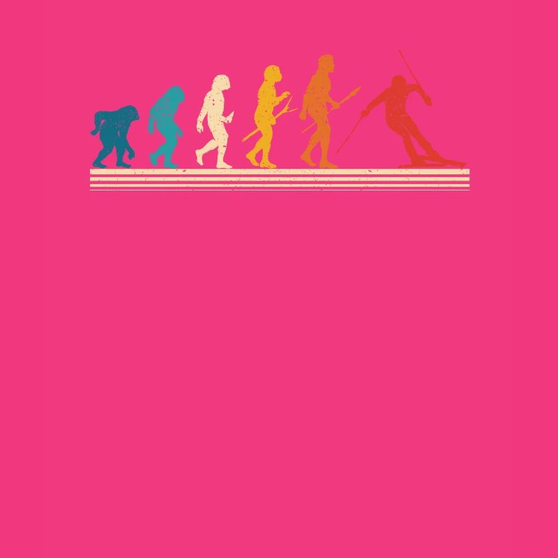 Skiing Human evolution Funny skis