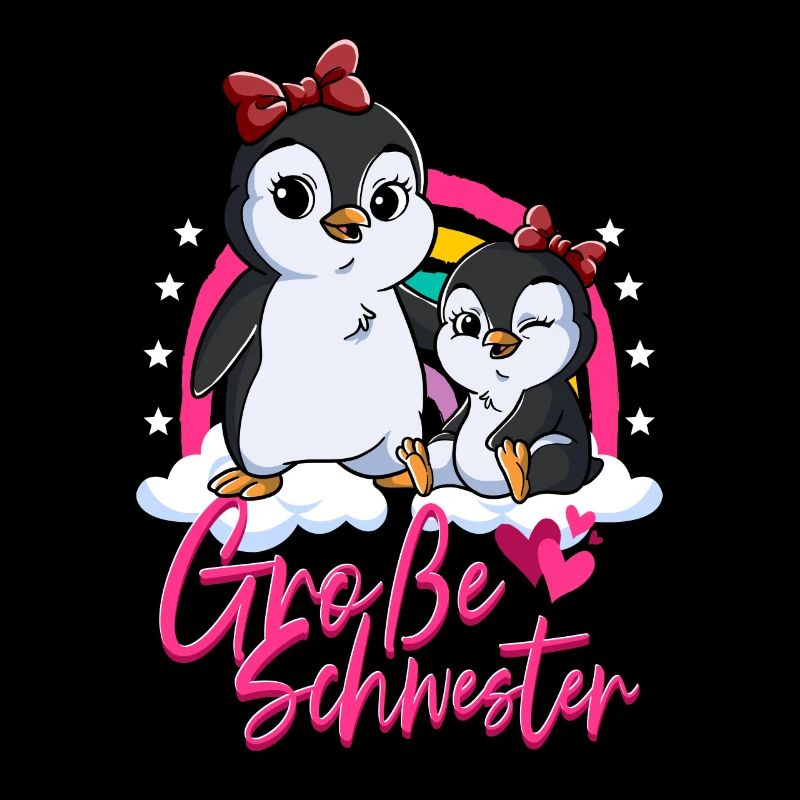 Große Schwester Pinguin