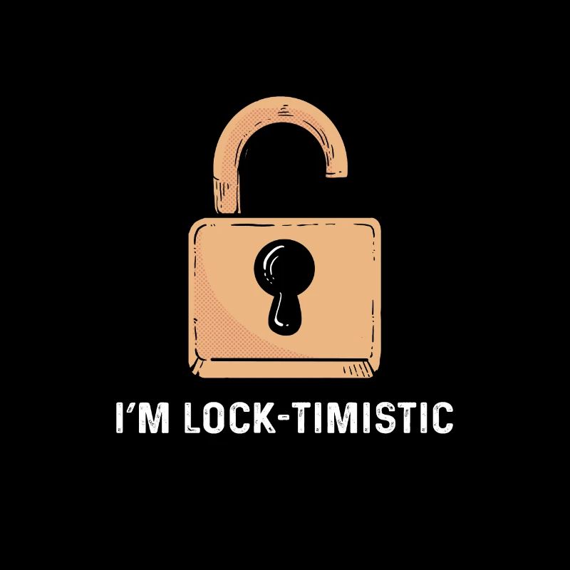 Je suis Lock-timistic. Serrures de fissure.