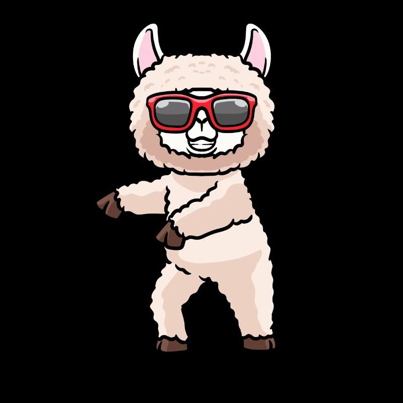 Alpaca Dancing With Sunglasses Dance Dancer