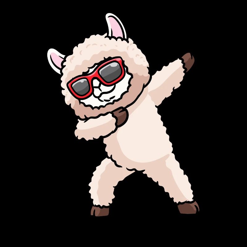 Alpaca Dancing With Sunglasses Dance Dancer