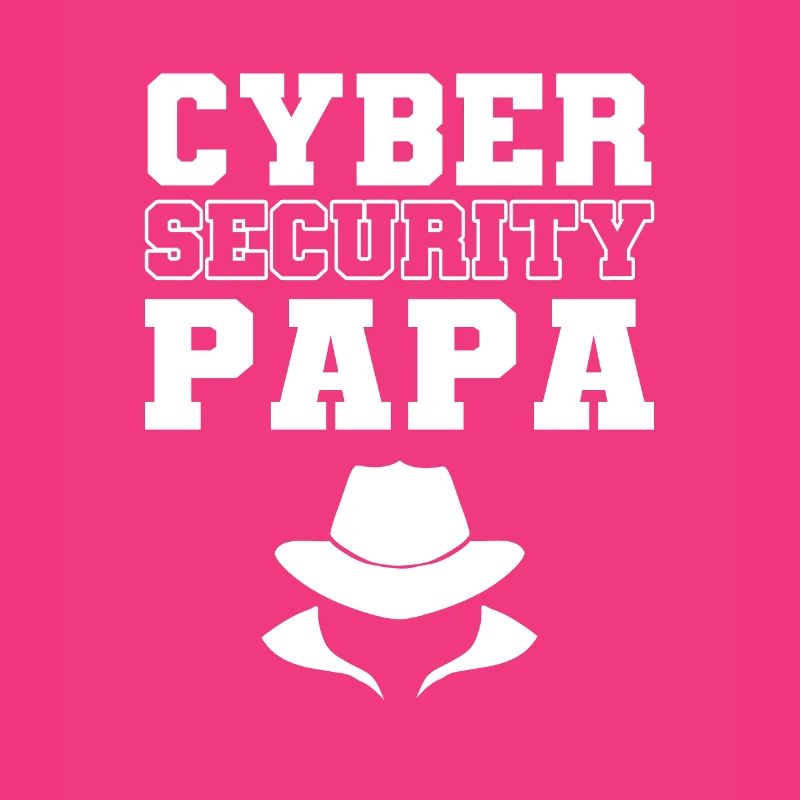 Cyber Security Dad. White Hat Hacker Cyber