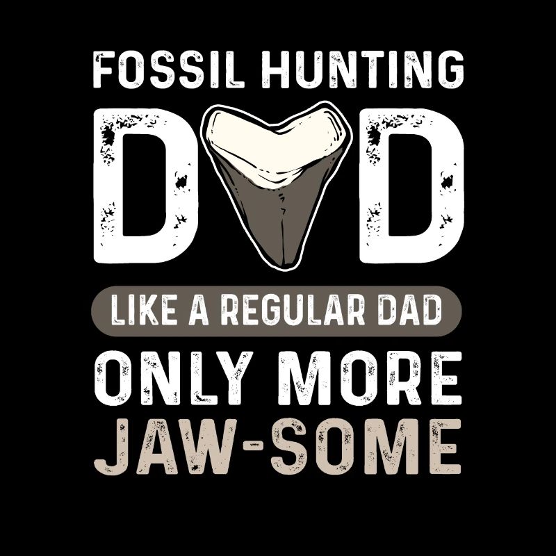 Fossil hunting Dad. Megalodon Fossil Tooth Hunter