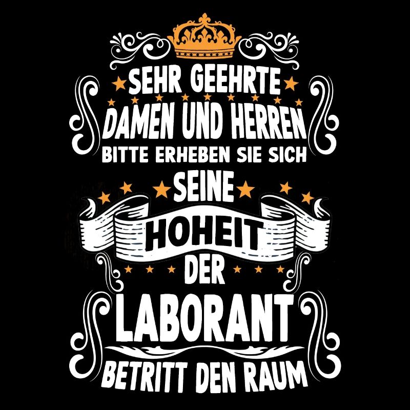 Laborant T witziges Spruch Motiv Laborant