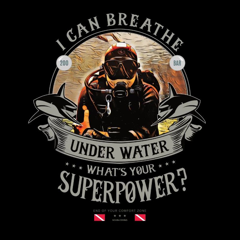 I can underwater - Diving Gift