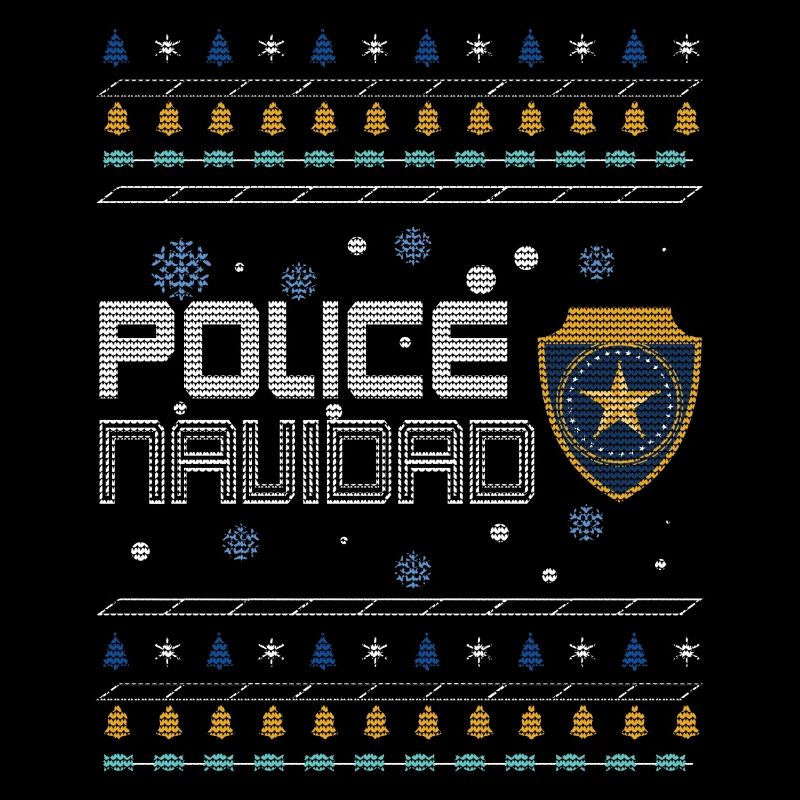 Hässlicher Dezember Polizei Navidad Hässliche Weihnachten
