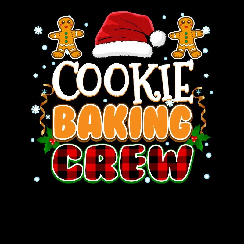 Cookie Baking Crew Familie Weihnachtspyjama