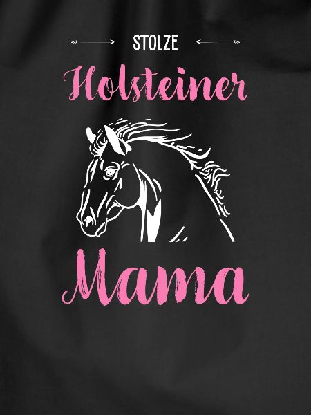 Holsteiner I Pony Horse Saying Motif for Rider