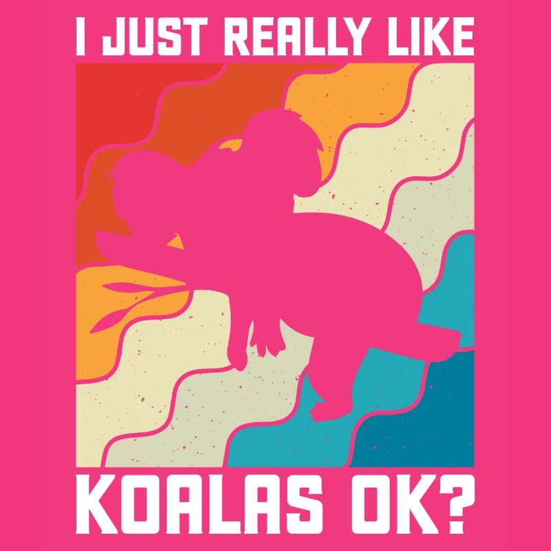 Ich mag einfach Koalas ok Koala Geschenk