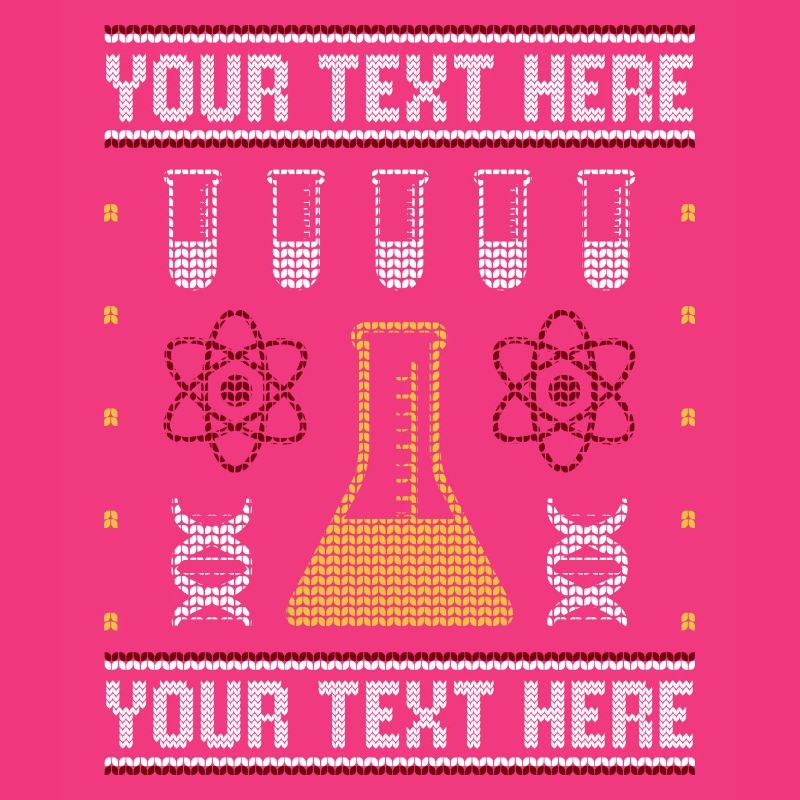 Custom Science Custom Pull de Noël moche