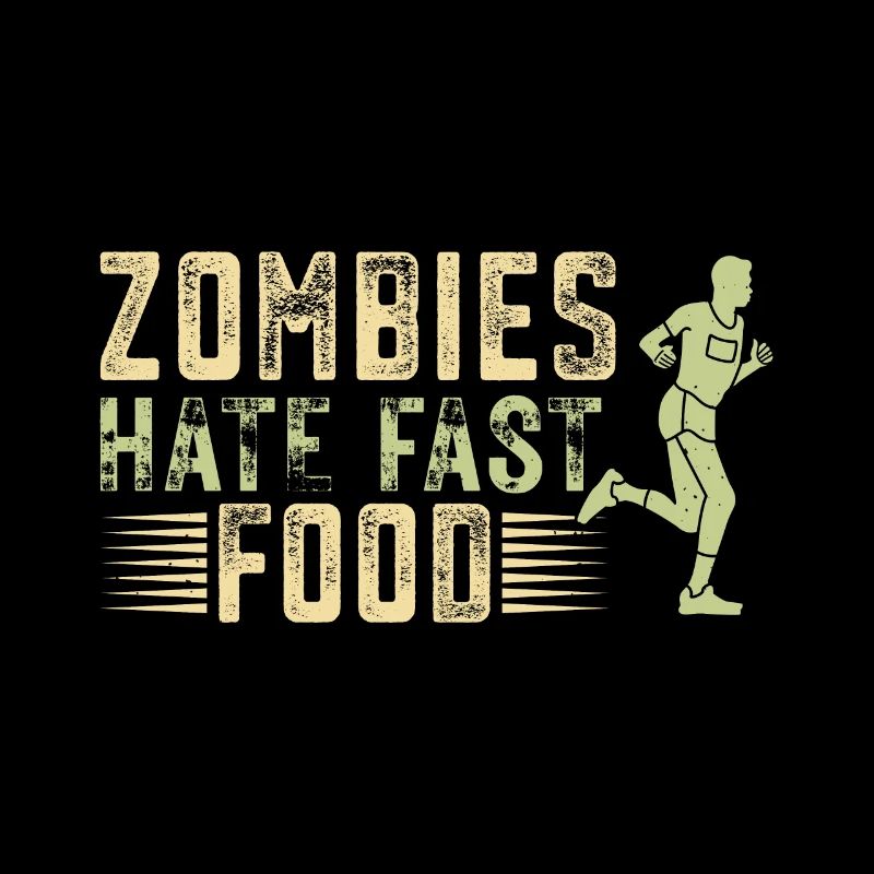 Marathon running zombies hate fast food