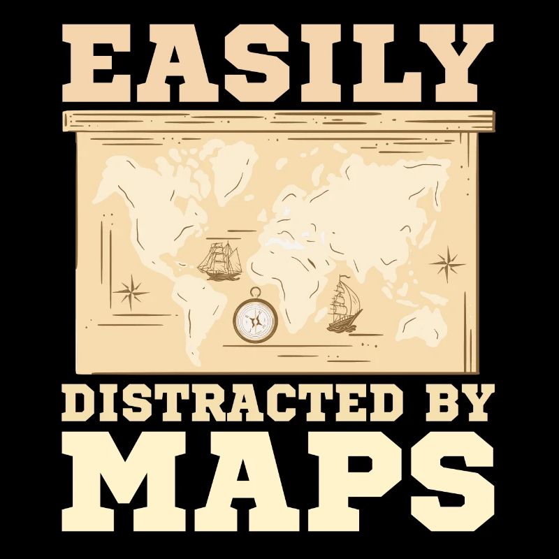 Easily distracted by maps geography mapping