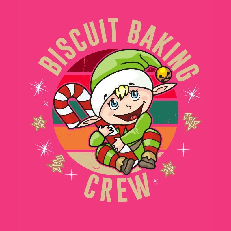 Équipe de cuisson de biscuits Biscuits de Noël Elfe