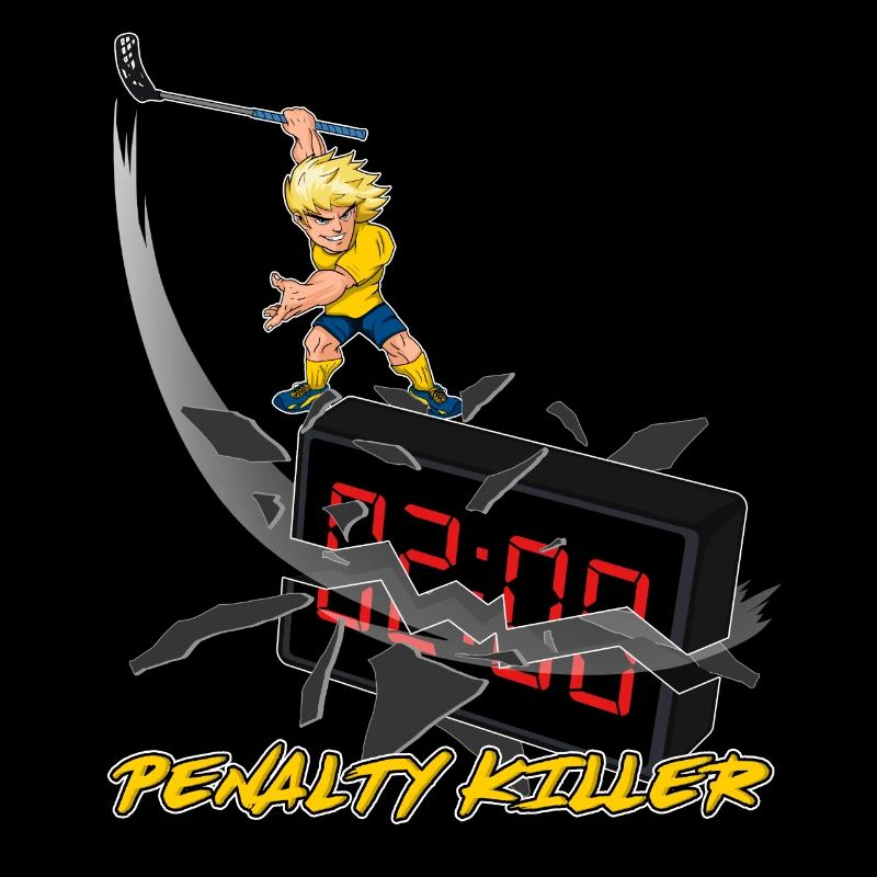Penalty Killer Floorball v2-jaune