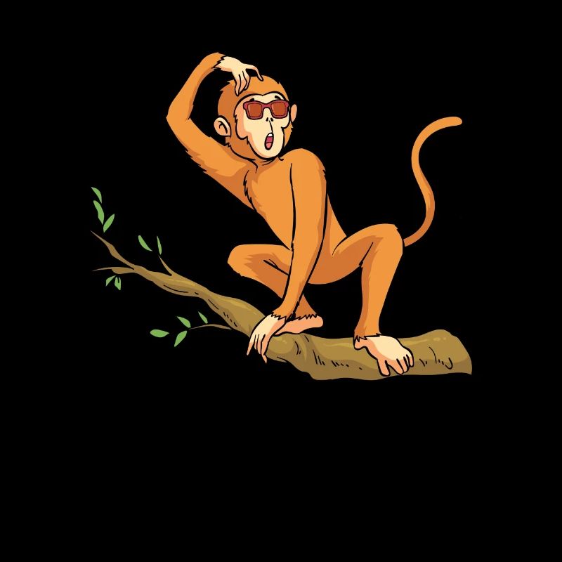 Funny Orangutan Monkey Chimpanzee Monkey - Funny M