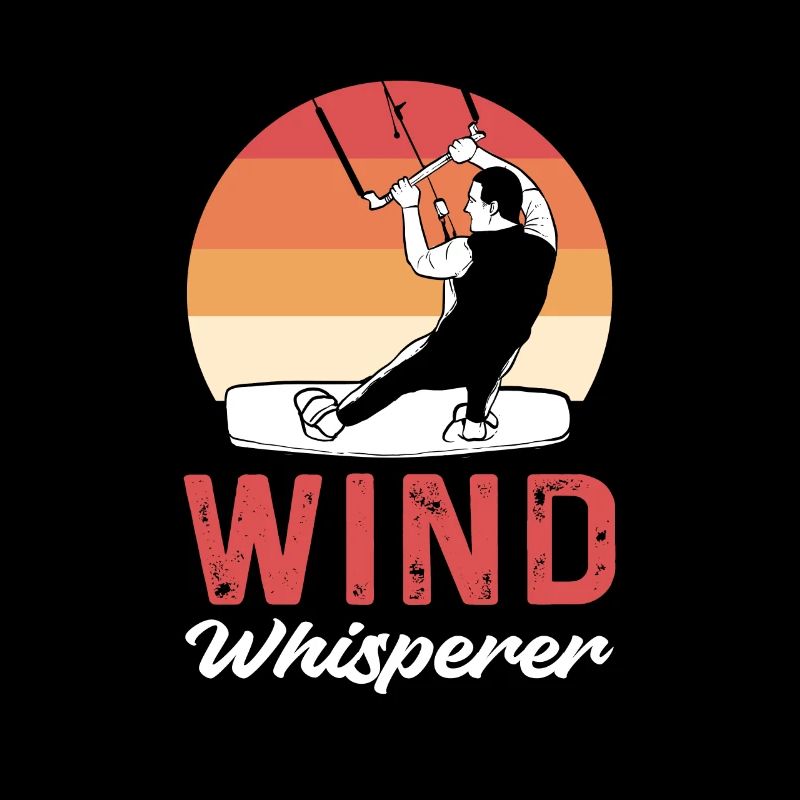 Wind whisperer. Kiteboarding Kitesurfing