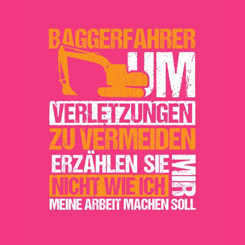 Bagger Baggerfahrer Baustelle