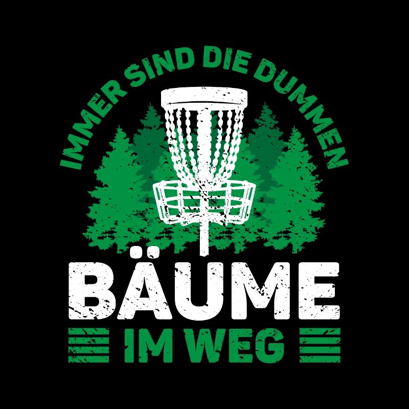 Disc Golf Immer sind die Bäume im Weg