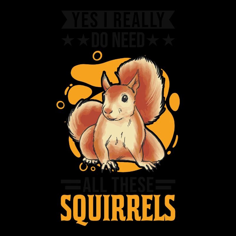 Eichhörnchen Geschenk Grauhörnchen Squirrel