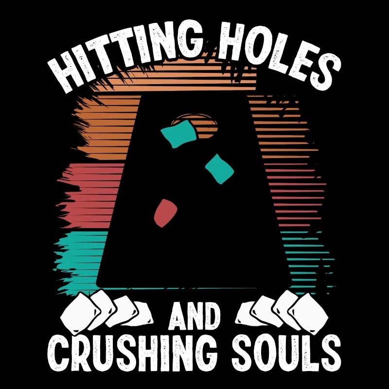 Cornhole Player Hitting Holes Souls Corn Hole Toss