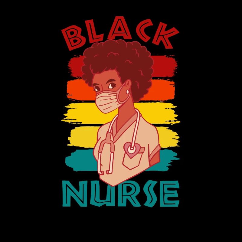 Schwarze Krankenschwester