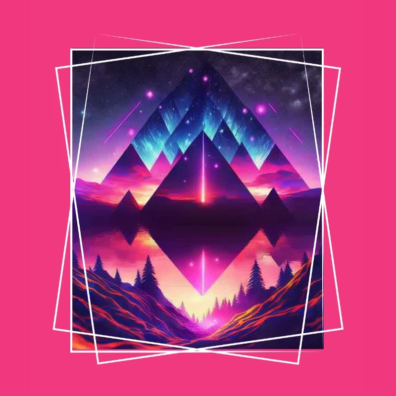 Geometric Nature Trance Polygon Abstract Mystical