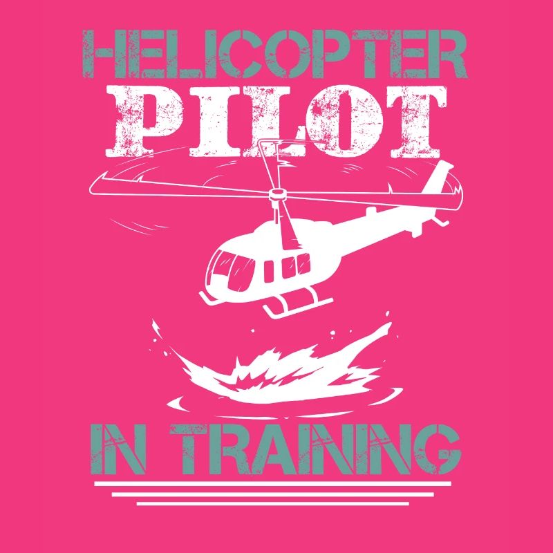 Lustiger Hubschrauberpilot Luftfahrt