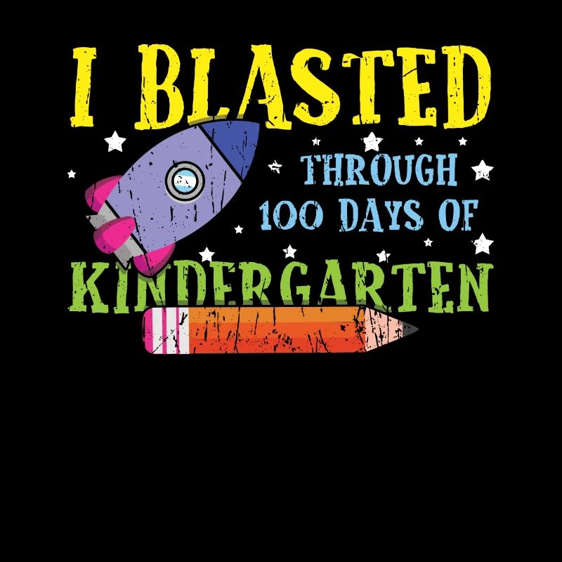 Fusée du 100e jour Happy 100 Days De L’école