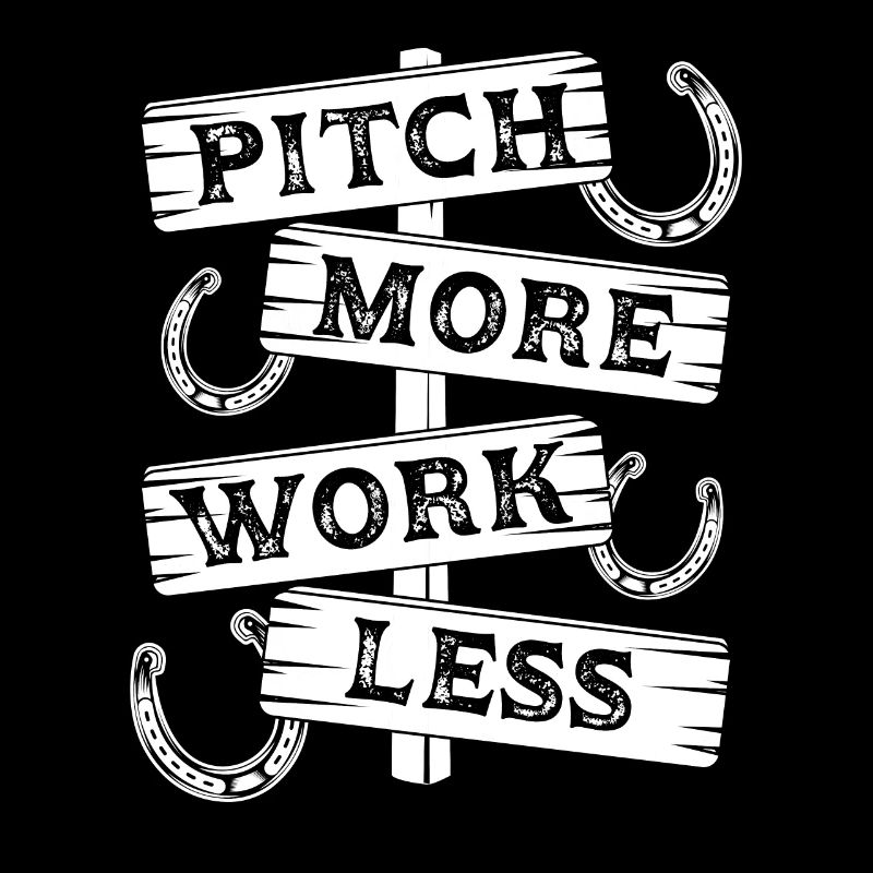 Horseshoe Pitching Game Pitch More Work Less Toss
