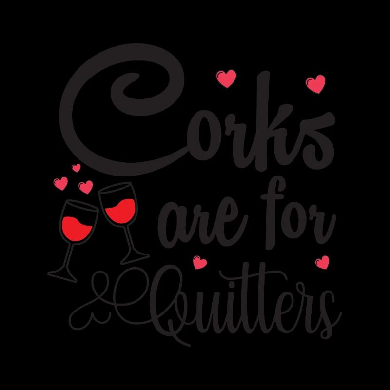 Corks are for drinking wine night for