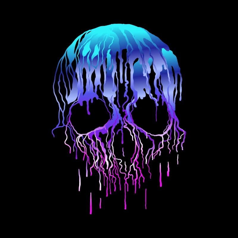 Wax Skull Melting Skull