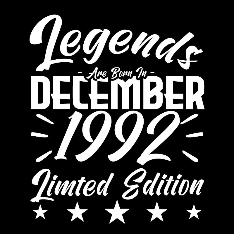 anniversary gift,Legends are born in DECEMBER 1992