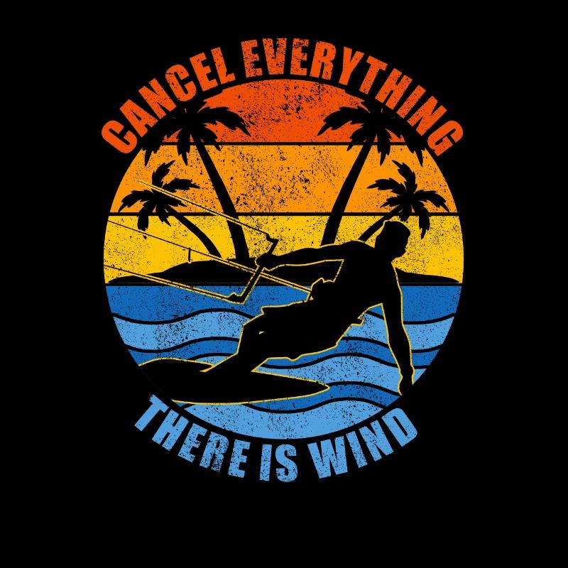 Cancel Everything There Is Wind Funny Kitesurfing