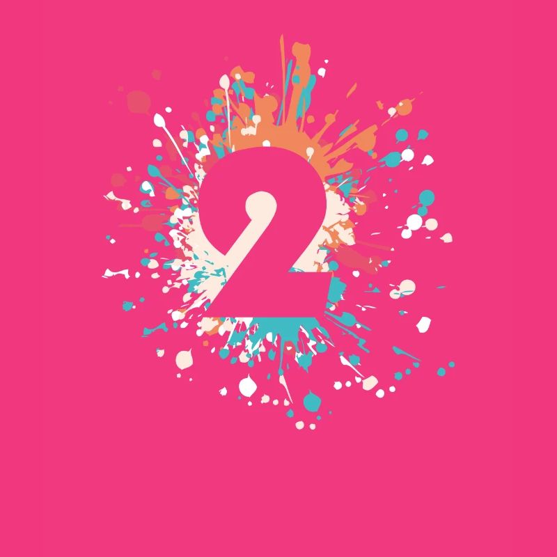 Numéro 2e couleur Splash