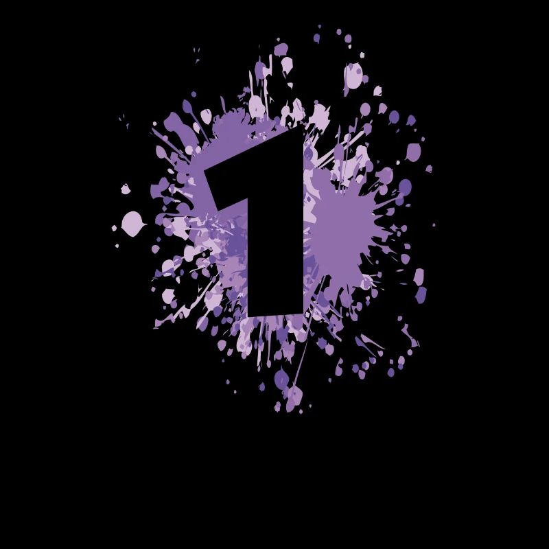 Number The 1st Color Splash