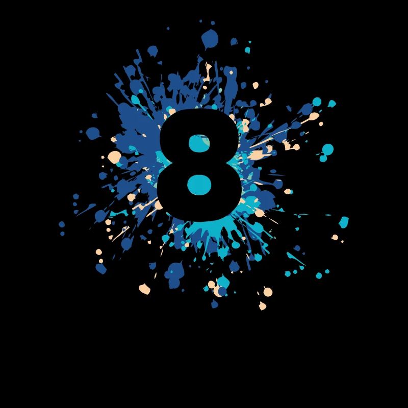 Splash couleur numéro 8