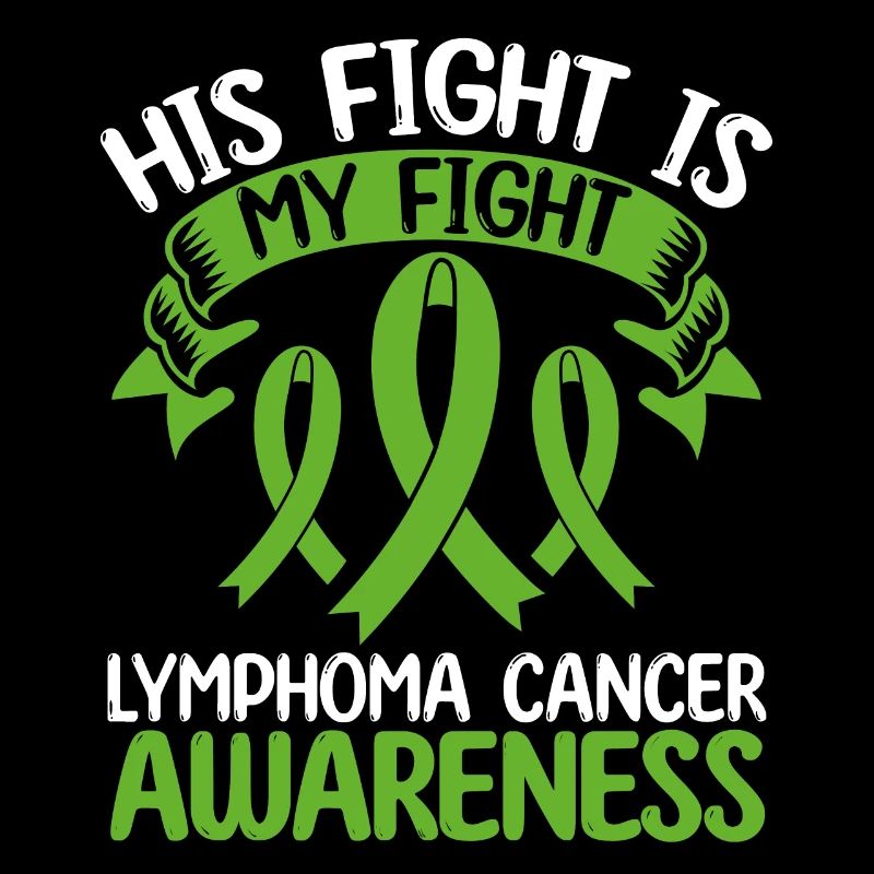 Mois du ruban du cancer du lymphome Son combat est mon combat