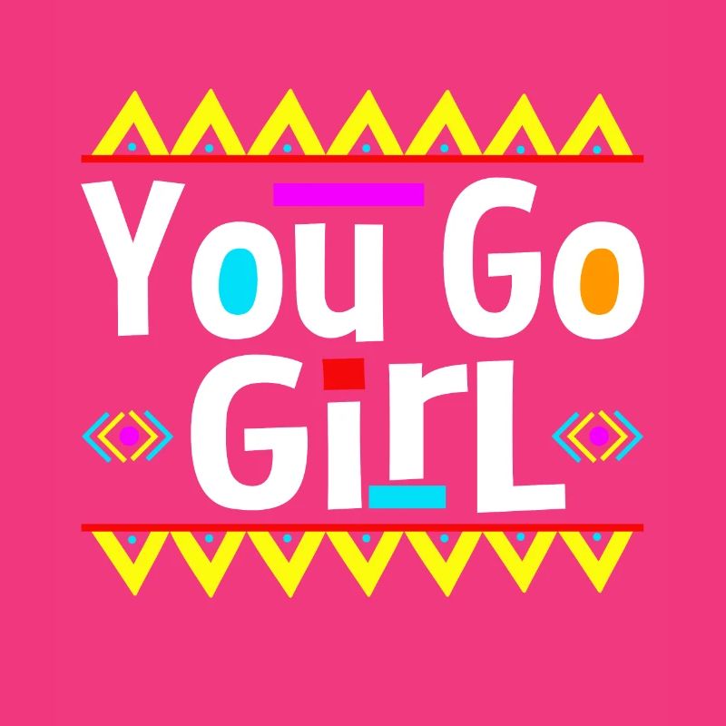 Du Gehst Mädchen Slogan Design